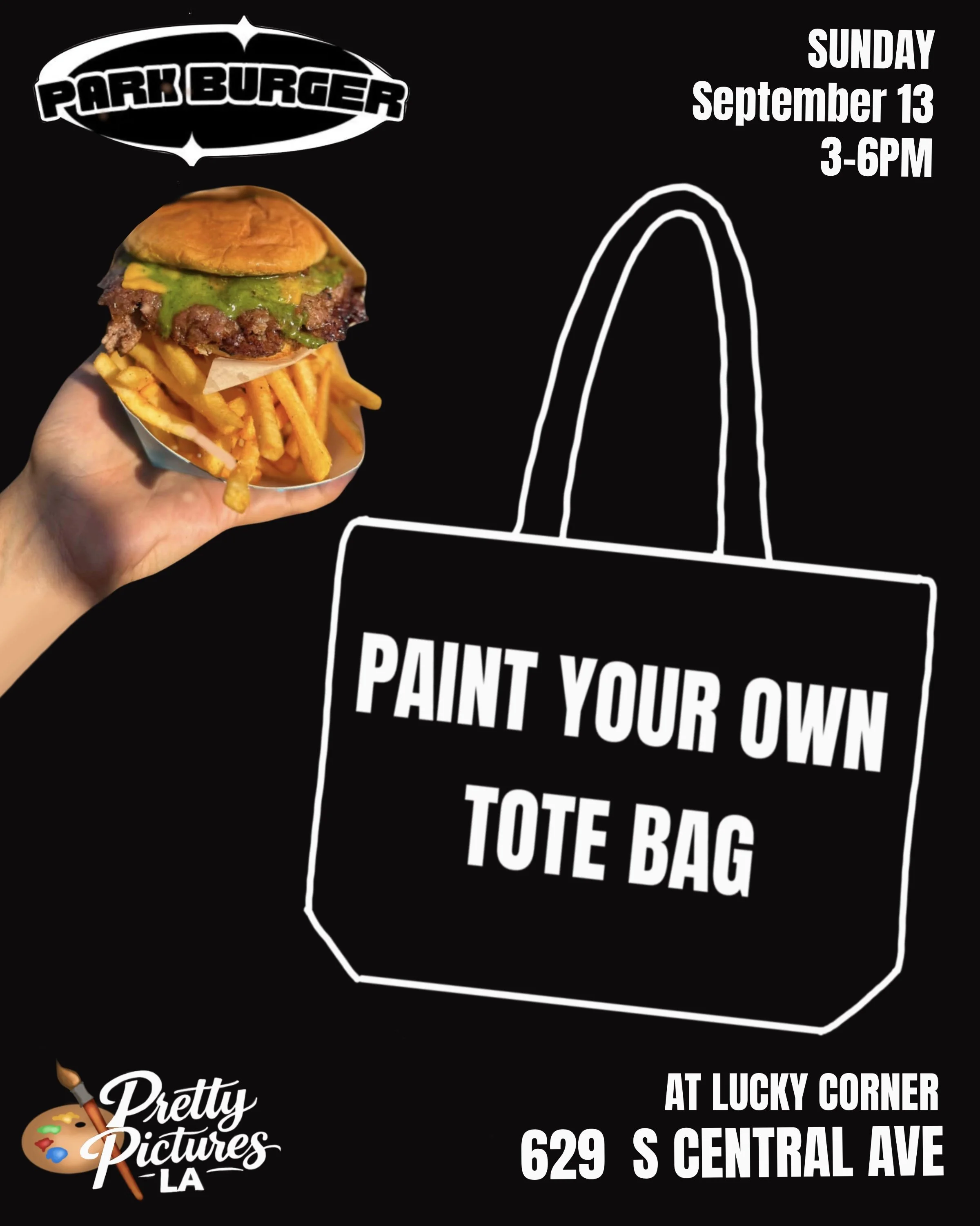 Park Burger LA – Paint Your Own Tote Bag 9/13
