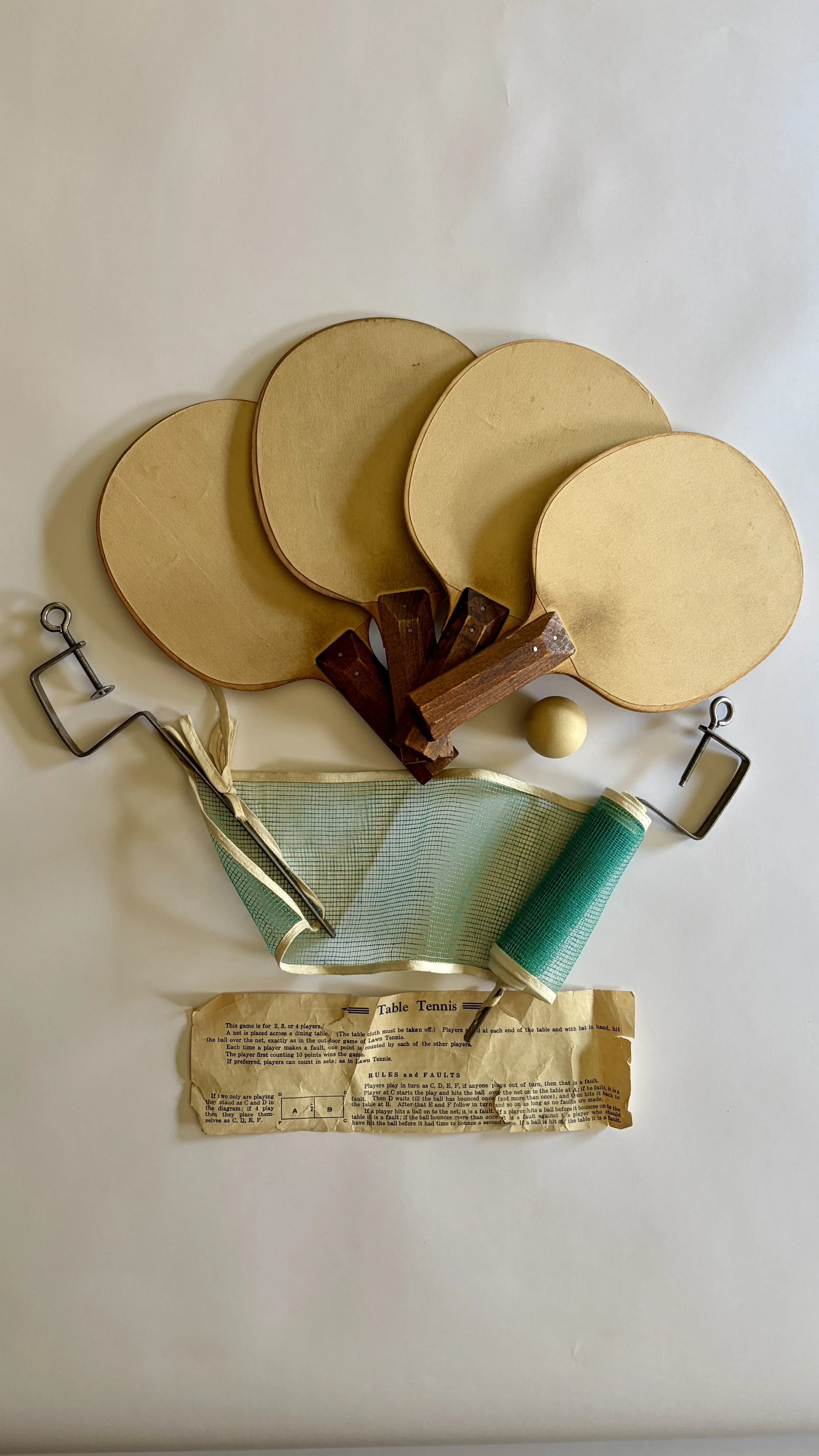 Vintage Table Tennis Set