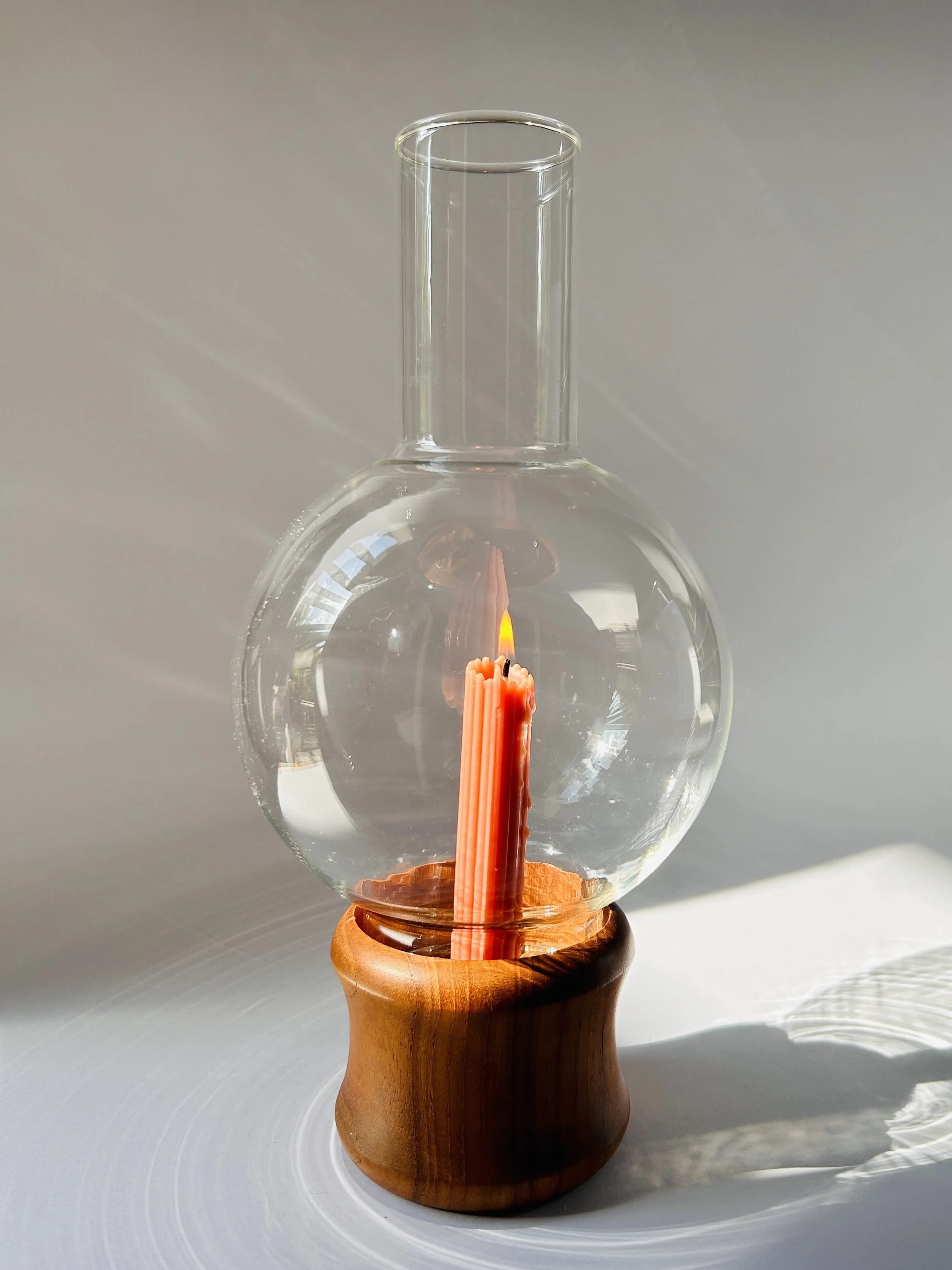 Mid Century Danish Hurricane Lamp