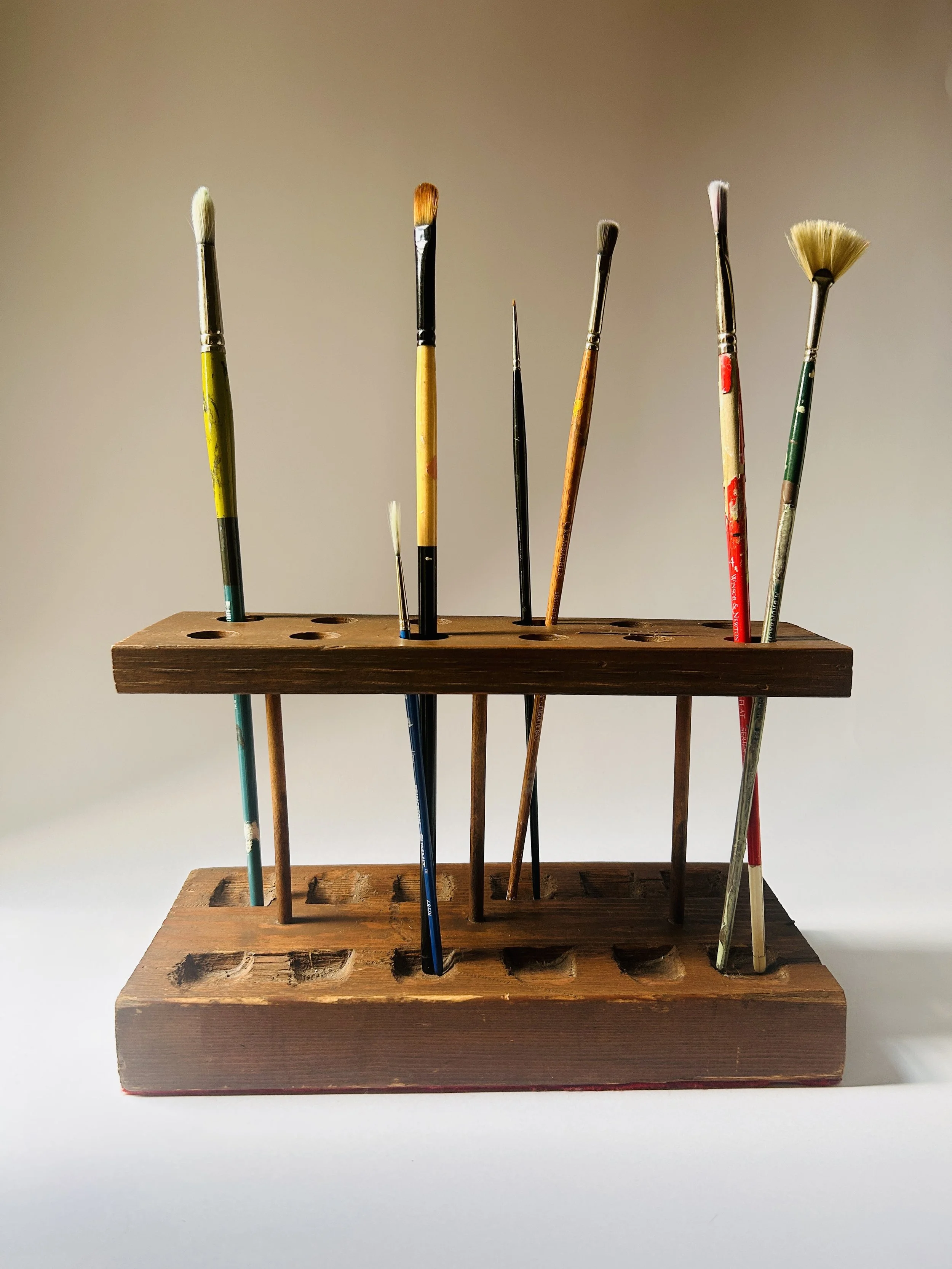 Primitive Pipe / Paintbrush Stand