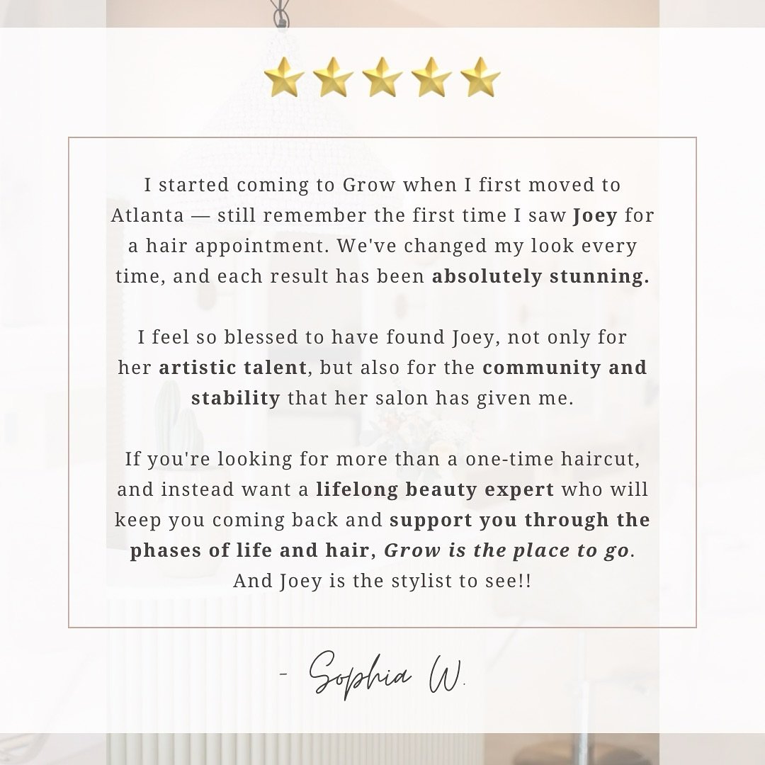 𝗚𝗼𝗼𝗱 𝗵𝗮𝗶𝗿 𝗶𝘀 𝗼𝗻𝗹𝘆 𝗽𝗮𝗿𝘁 𝗼𝗳 𝘁𝗵𝗲 𝗺𝗮𝗴𝗶𝗰.
𝗙𝗶𝗻𝗮𝗹𝗹𝘆 𝗺𝗲𝗲𝘁𝗶𝗻𝗴 𝘆𝗼𝘂𝗿 𝘀𝘁𝘆𝗹𝗶𝘀𝘁?
That&rsquo;s a butterfly effect. 🦋

Want to feel like this every time you get your hair done?
✨ Book with @growhairlounge
Good fo