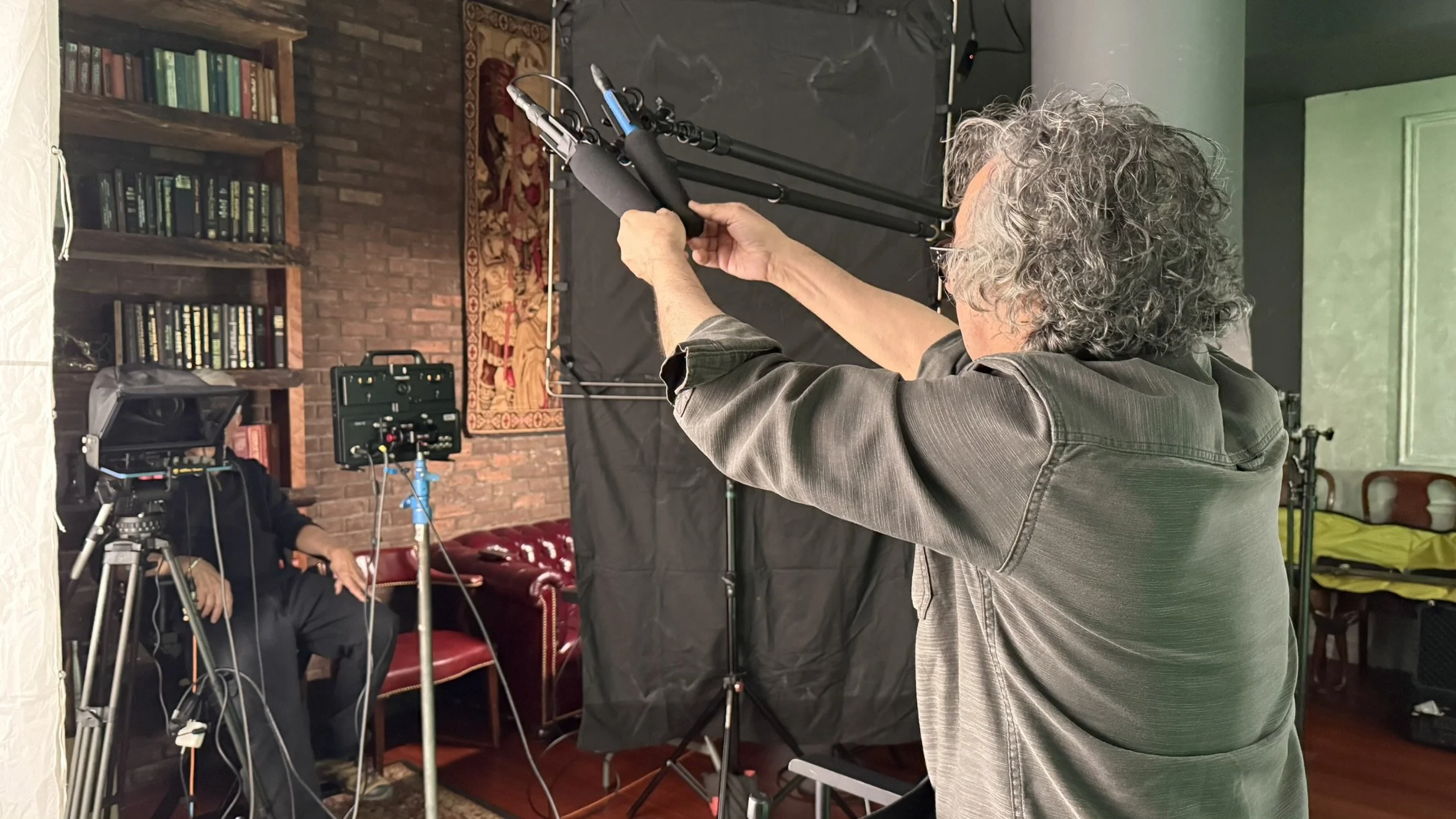 The set of a Paul Jay film