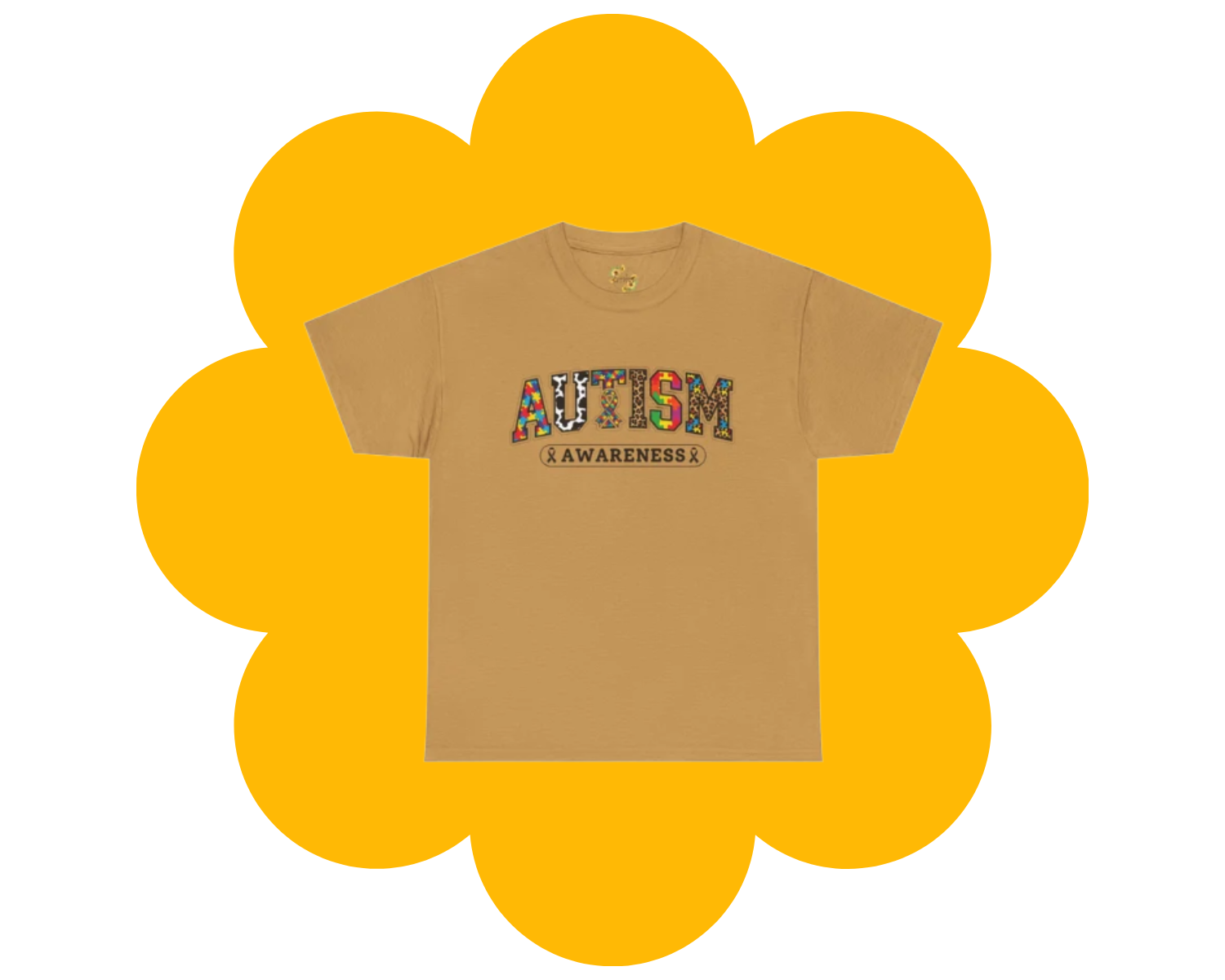 AUTISM Puzzle Letter Tee