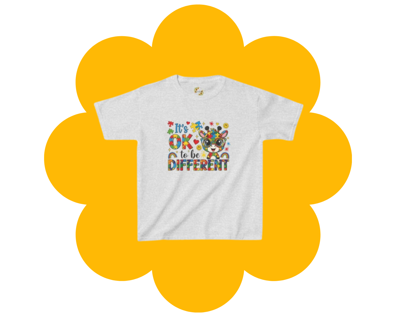 It’s Okay to Be Different Tee – Giraffe