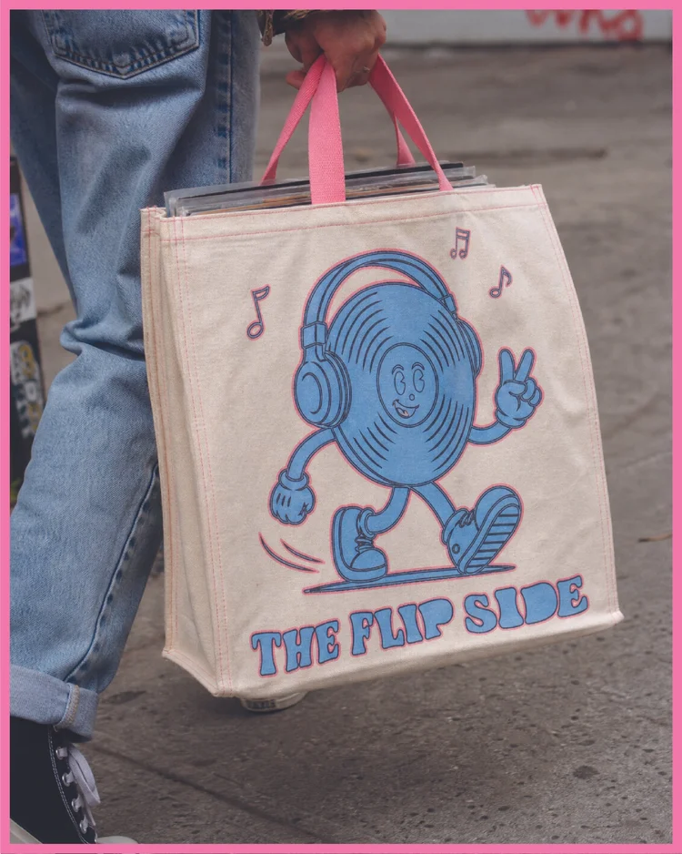 The Flip Side — tote merch