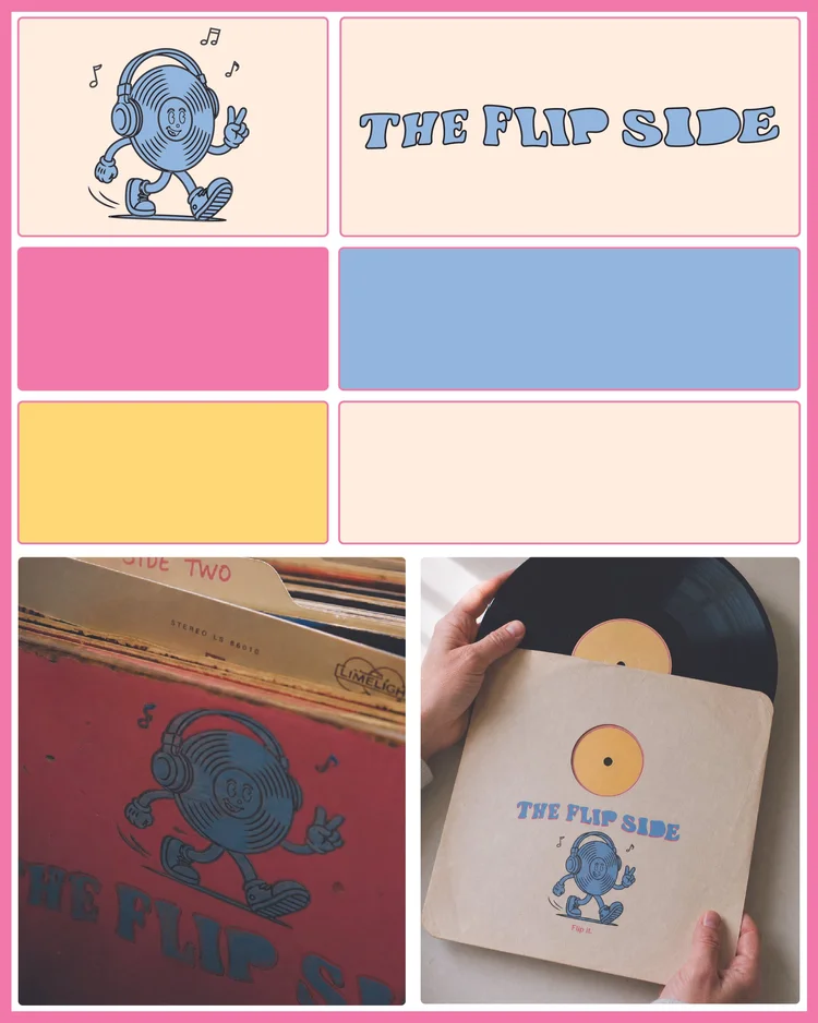 The Flip Side — vinyl sleeve design