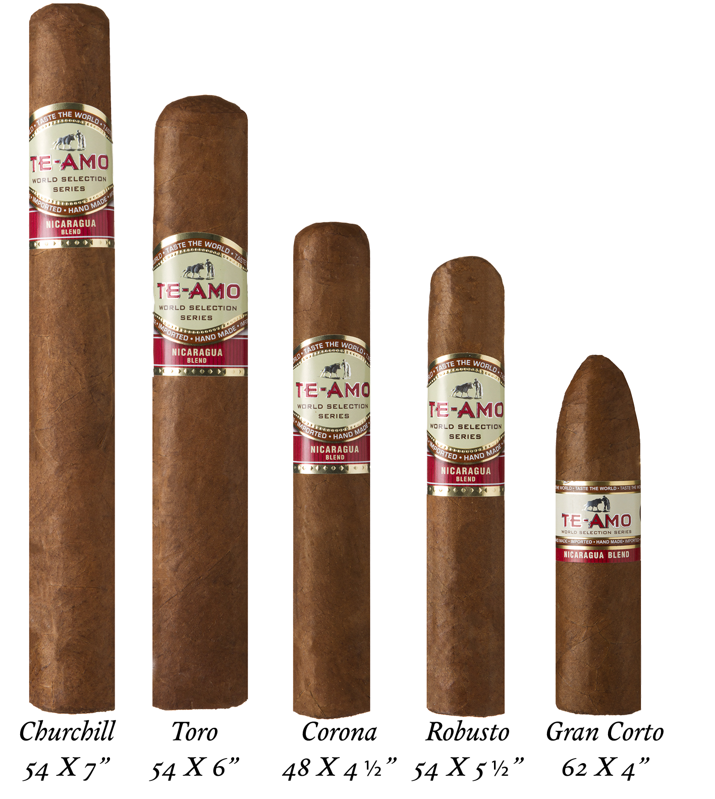 Te-Amo WSS Nicaragua Blend Sizes