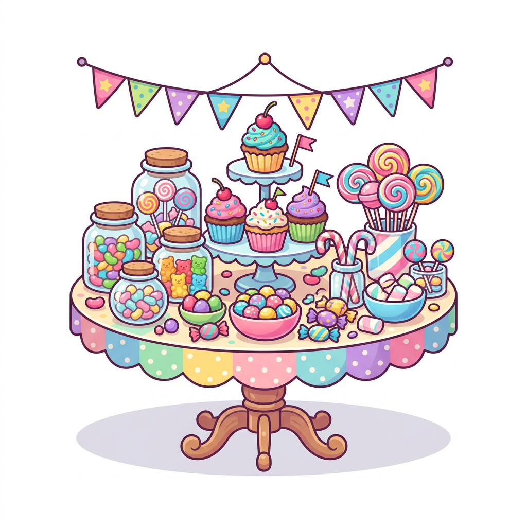 Mesas de dulces