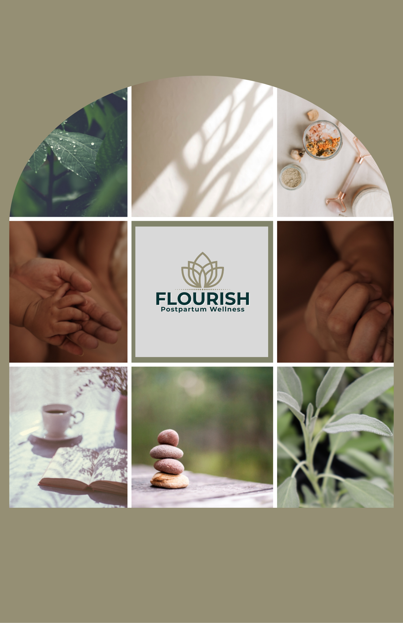 The Flourish Postpartum Workbook | Flourishing in the Fourth Trimester