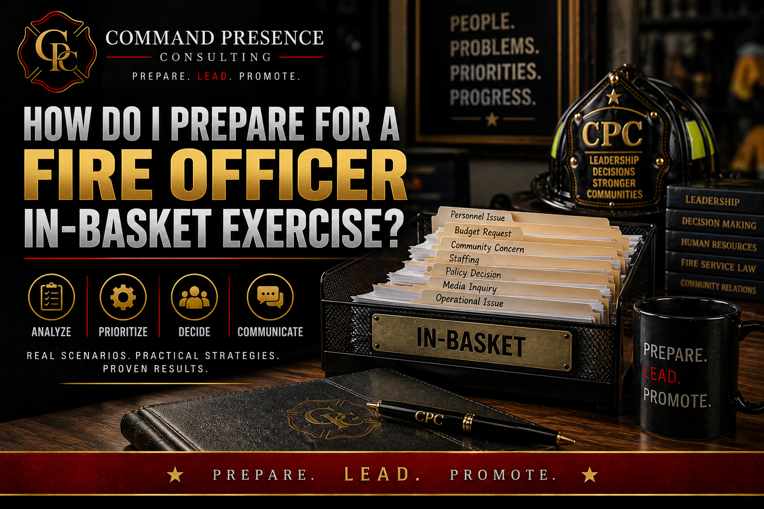 How Do I Prepare for a Fire Officer In-Basket Exercise?