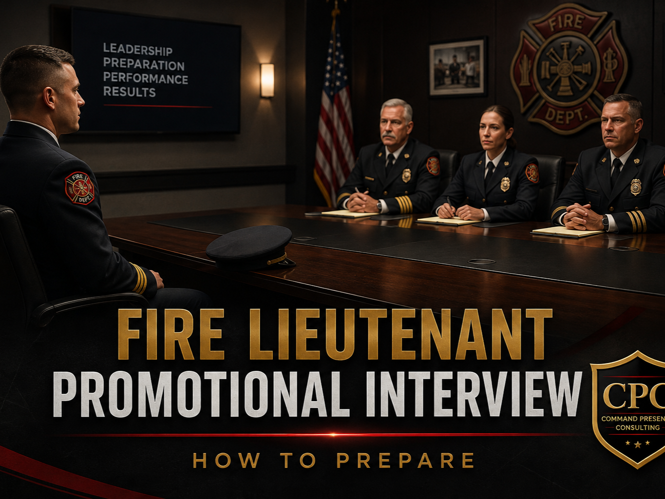 How do i prepare for a fire lieutenant promotional interview?