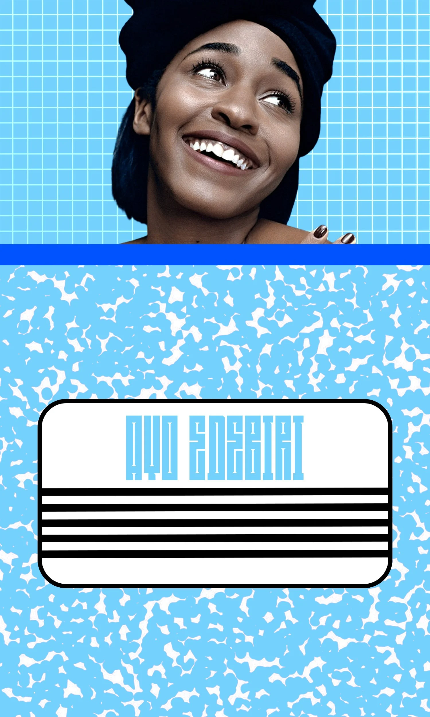 Modern wooden building in a mountainous landscape with a large glass window reflecting the sky and two people inside.