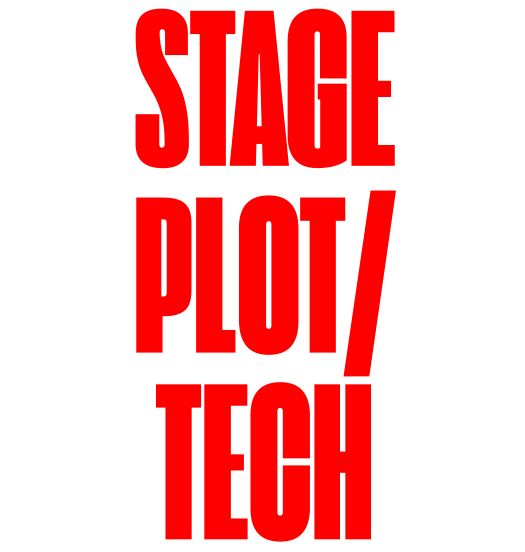 Stage plot/tech