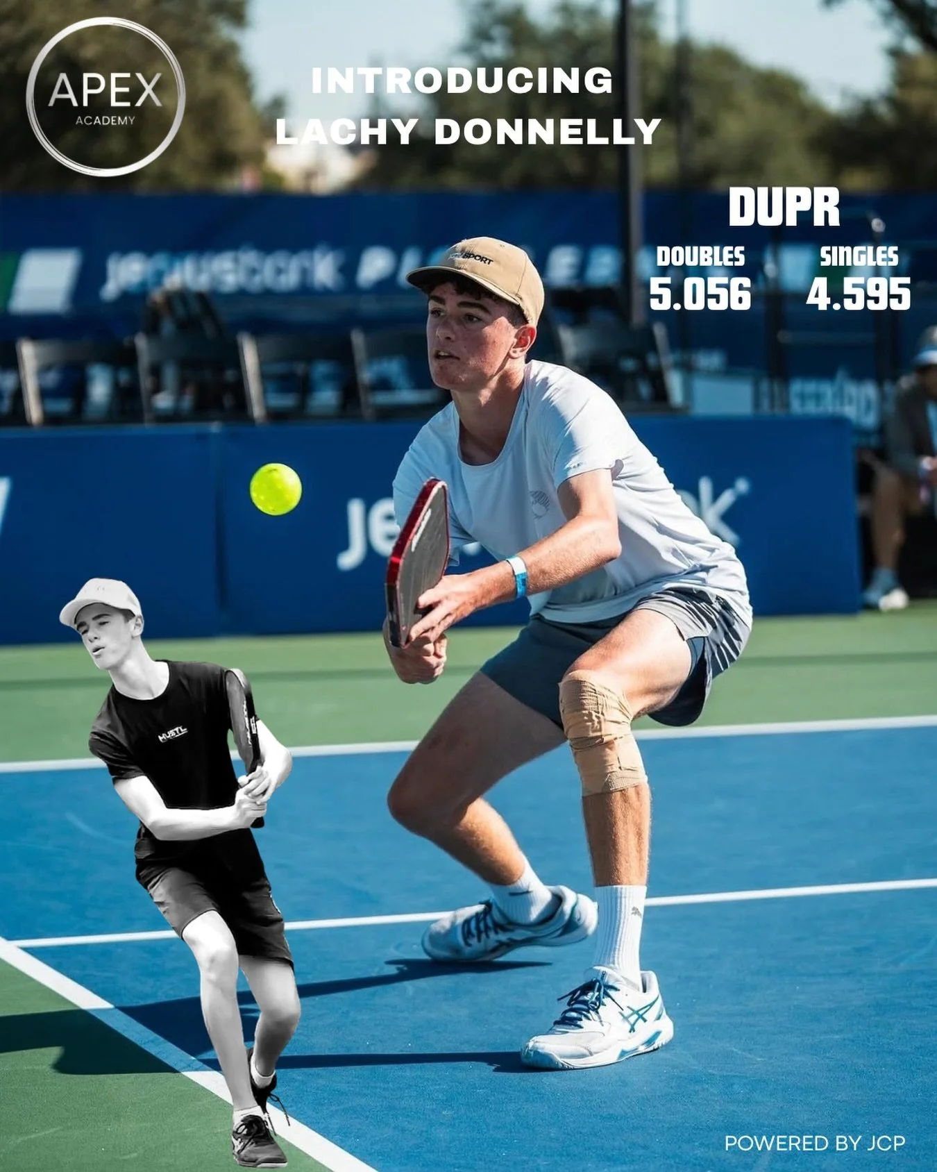 Lachy Donnelly ⭐️

Lachy Donnelly began his pickleball journey in 2022 after transitioning from a high-level soccer background, where he originally moved from New Zealand to Australia to compete. Following injury, he shifted his focus to pickleball &