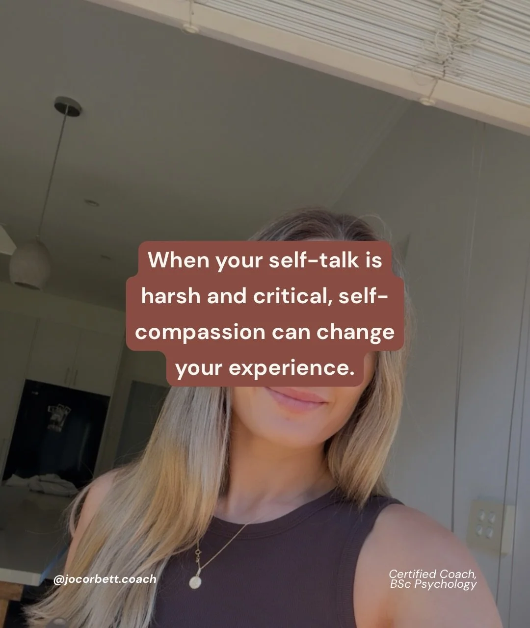 The way you speak to yourself matters, and self-compassion can help you create the conditions for change.

When your inner voice shifts from criticism to understanding and kindness, you have greater capacity to engage with challenges. You become more