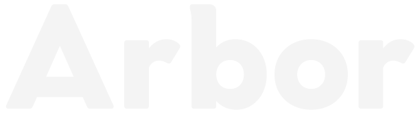 Text reading 'Arbor' in white on a black background.
