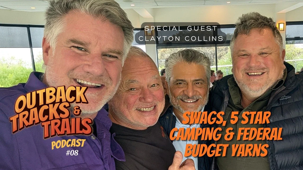 🚙🔥 New Podcast Episode is Live!

Episode 8 of The Outback Tracks and Trails Podcast is a proper fireside yarn with one of my oldest mates!

Clayton &mdash; a lifelong friend of 38 years &mdash; joins us to reminisce about the old days of rough swag