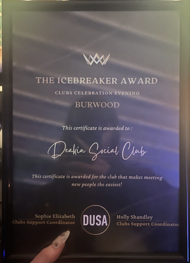 Our First Club Award
