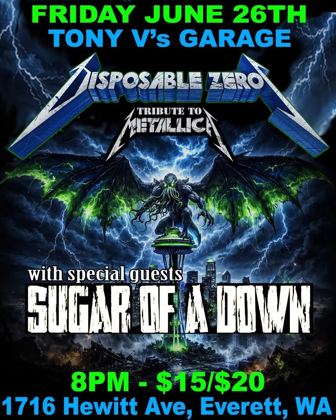 Disposable Zeros and Sugar Of A Down!