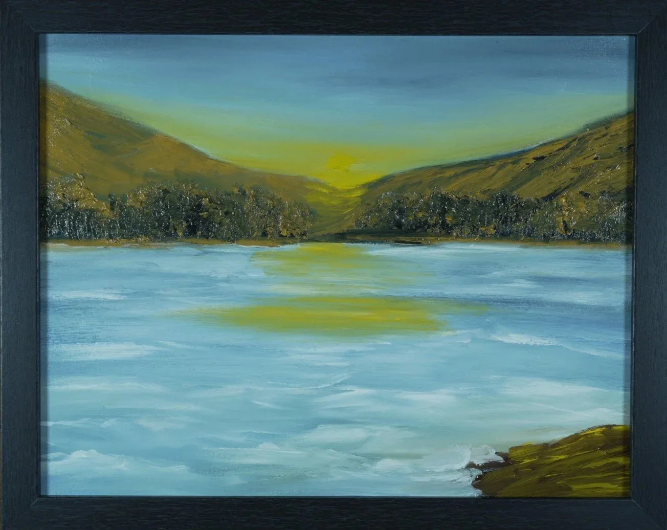 Light Between the Hills Original Oil Painting