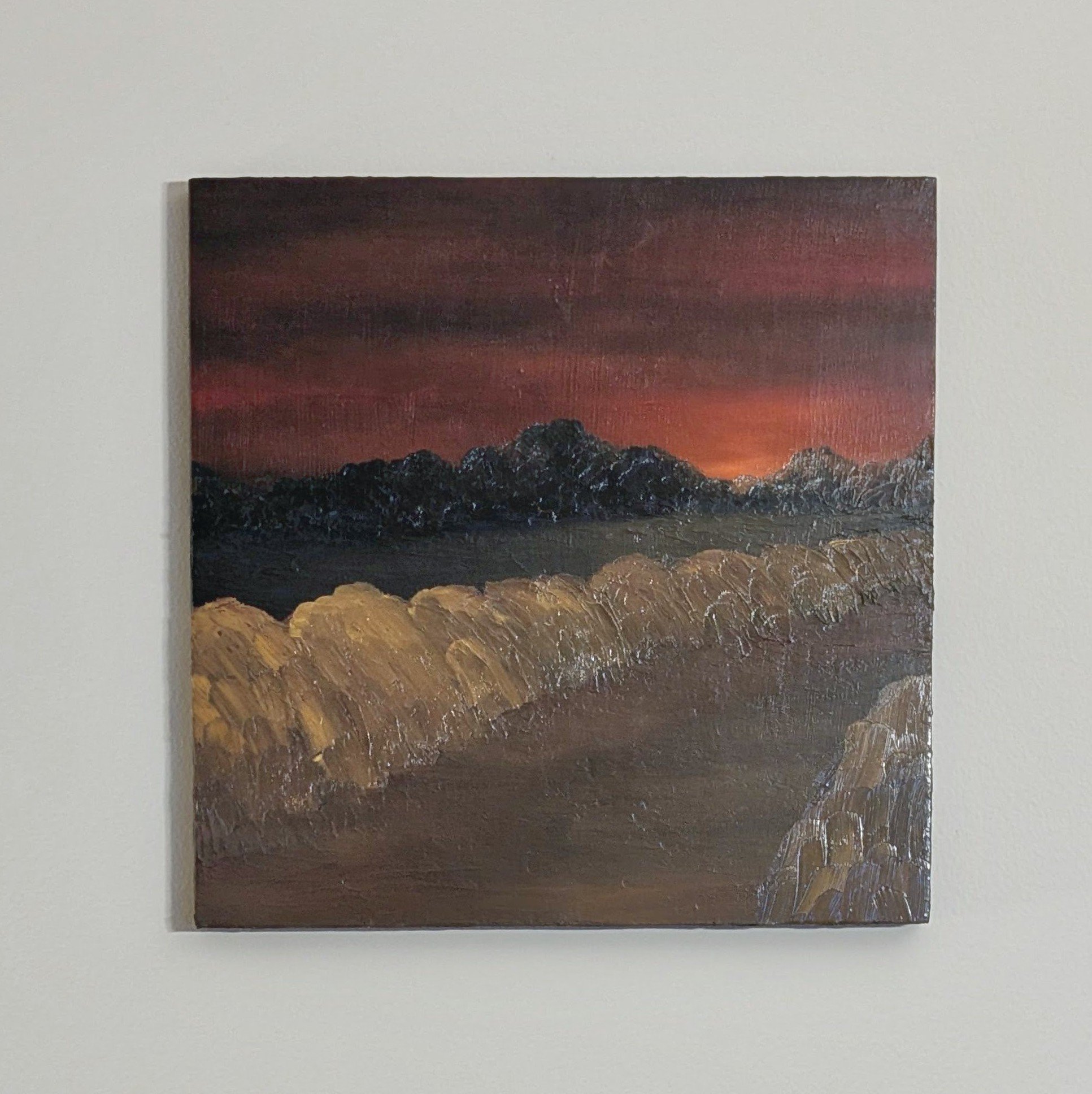 Harvest Reverie: Tonalist Haystacks