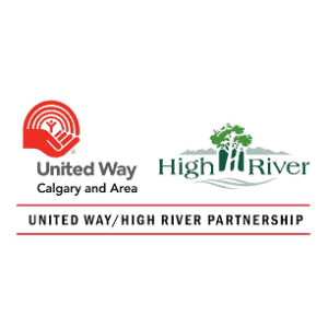 Logo featuring a red rose, green trees, and text of an organization or event.