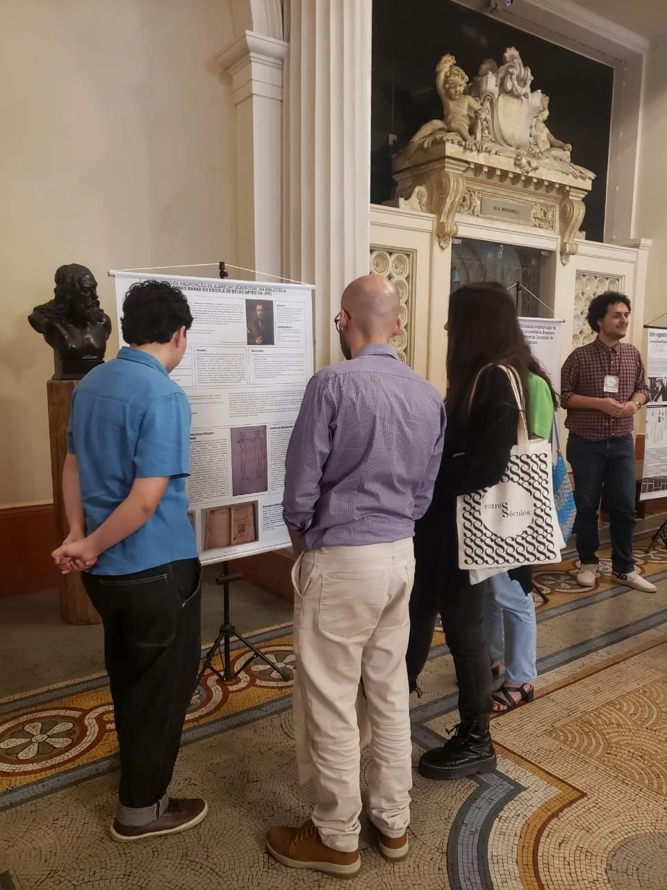 My group research presentation "Albrecht Dürer's Treatise on Proportion (1591) in the Rare Books Library of the School of Fine Arts of UFRJ", at the XII International Colloquium "Art Collections in Portugal and Brazil in the 19th and 20th Centuries" 