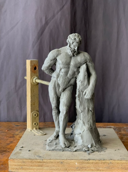 Small sketch of a copy, clay, 2025