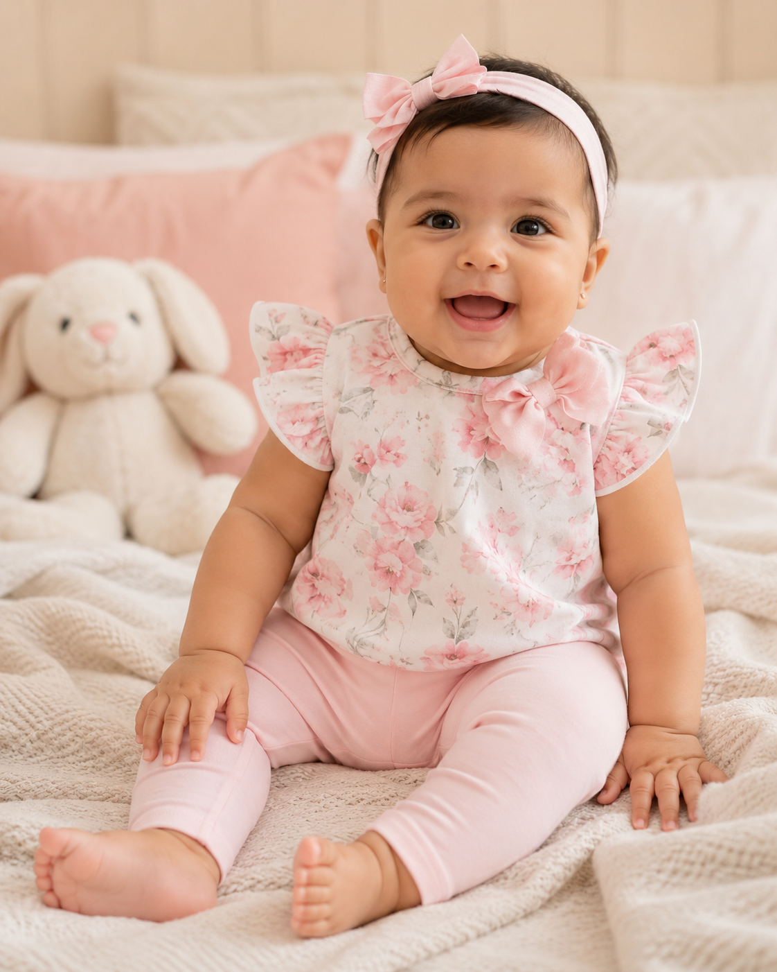 Blushing Blossom Leggings Set