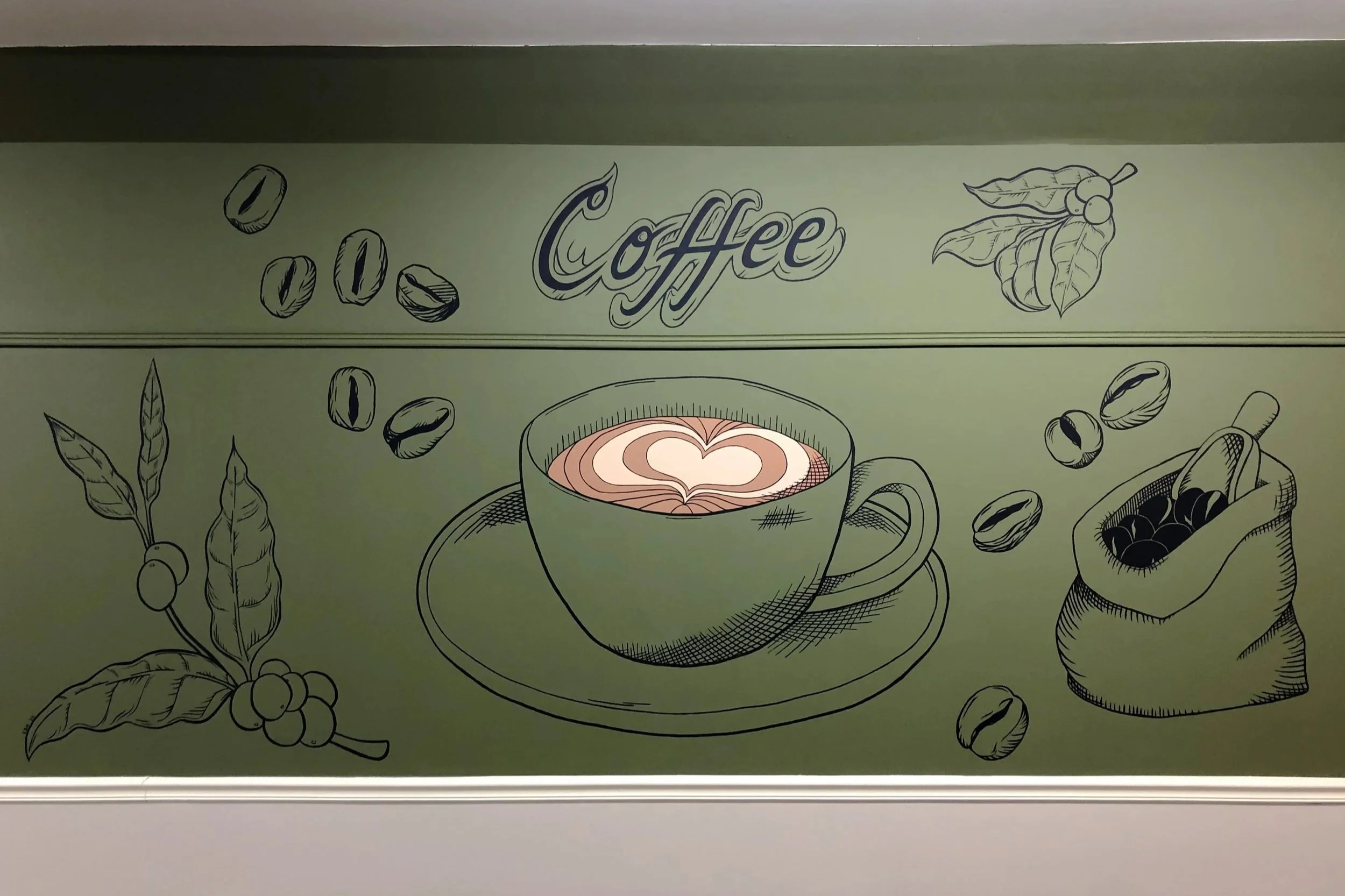 Coffee Mural