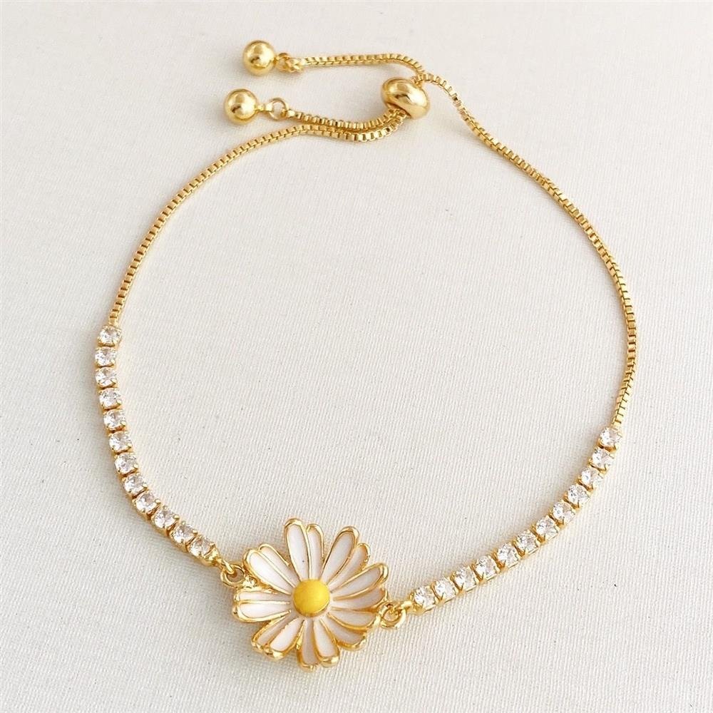 Pulseira Margarida Dourada