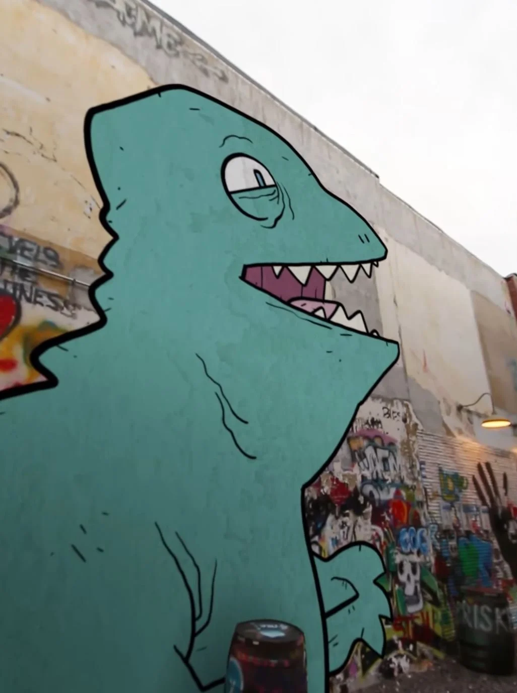 Living Dinosaur Mural
