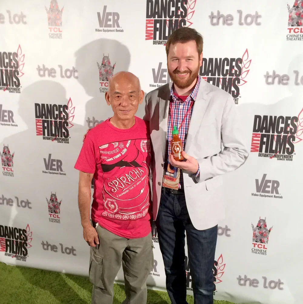 David Tran (the guy that created the sauce) is wearing my shirt!