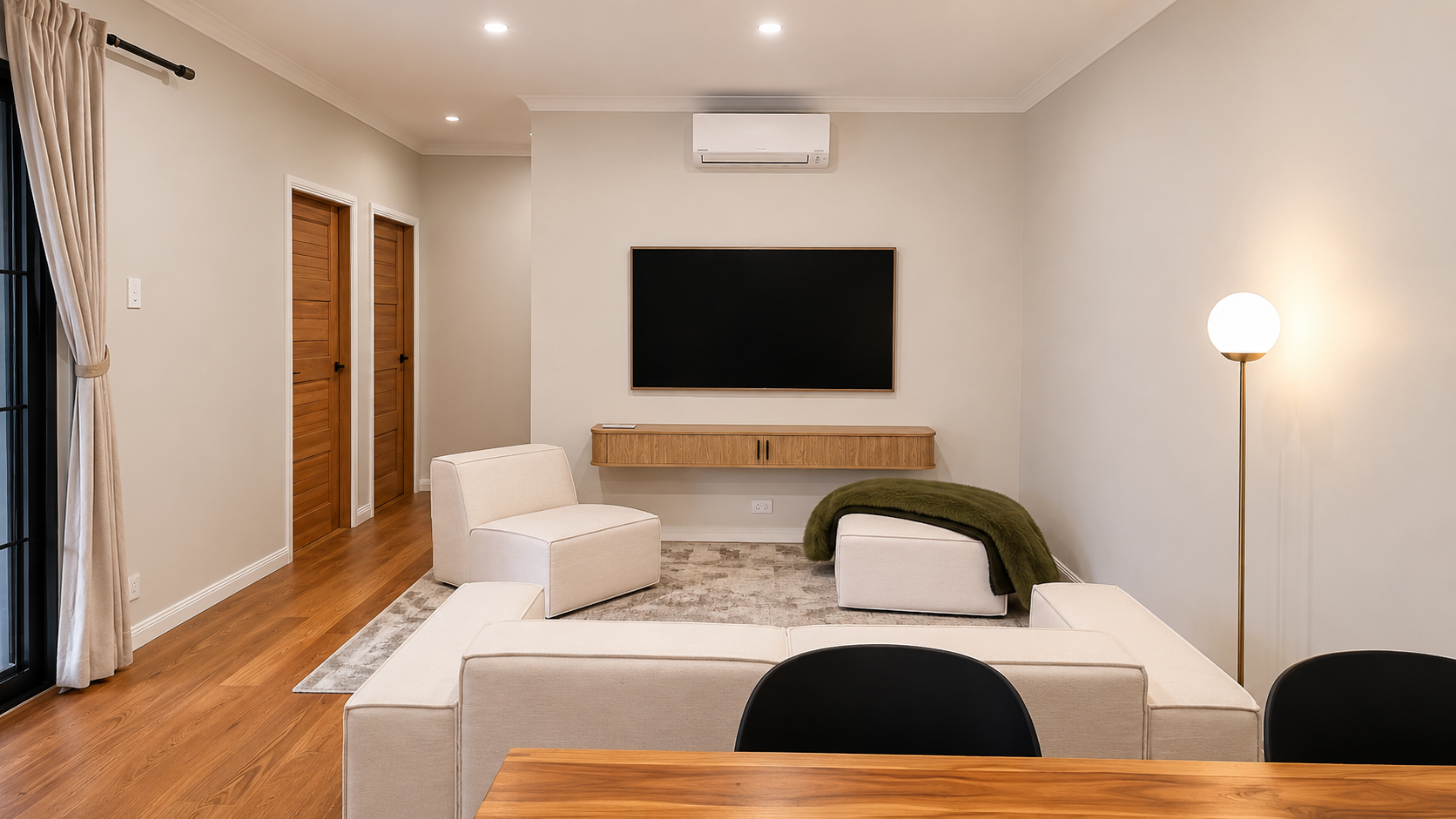 Living - Open space, the view from the kitchen