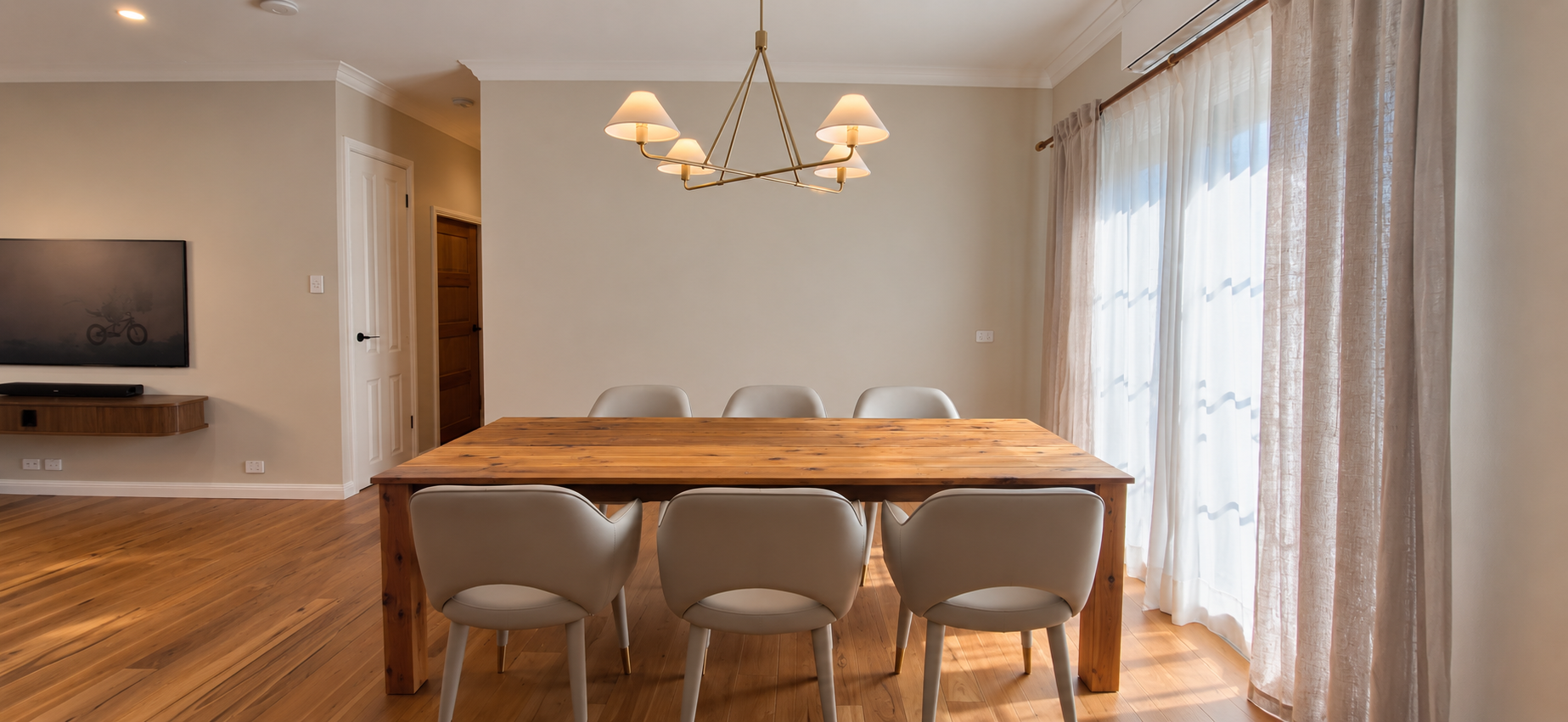 Dining area from the kitchen