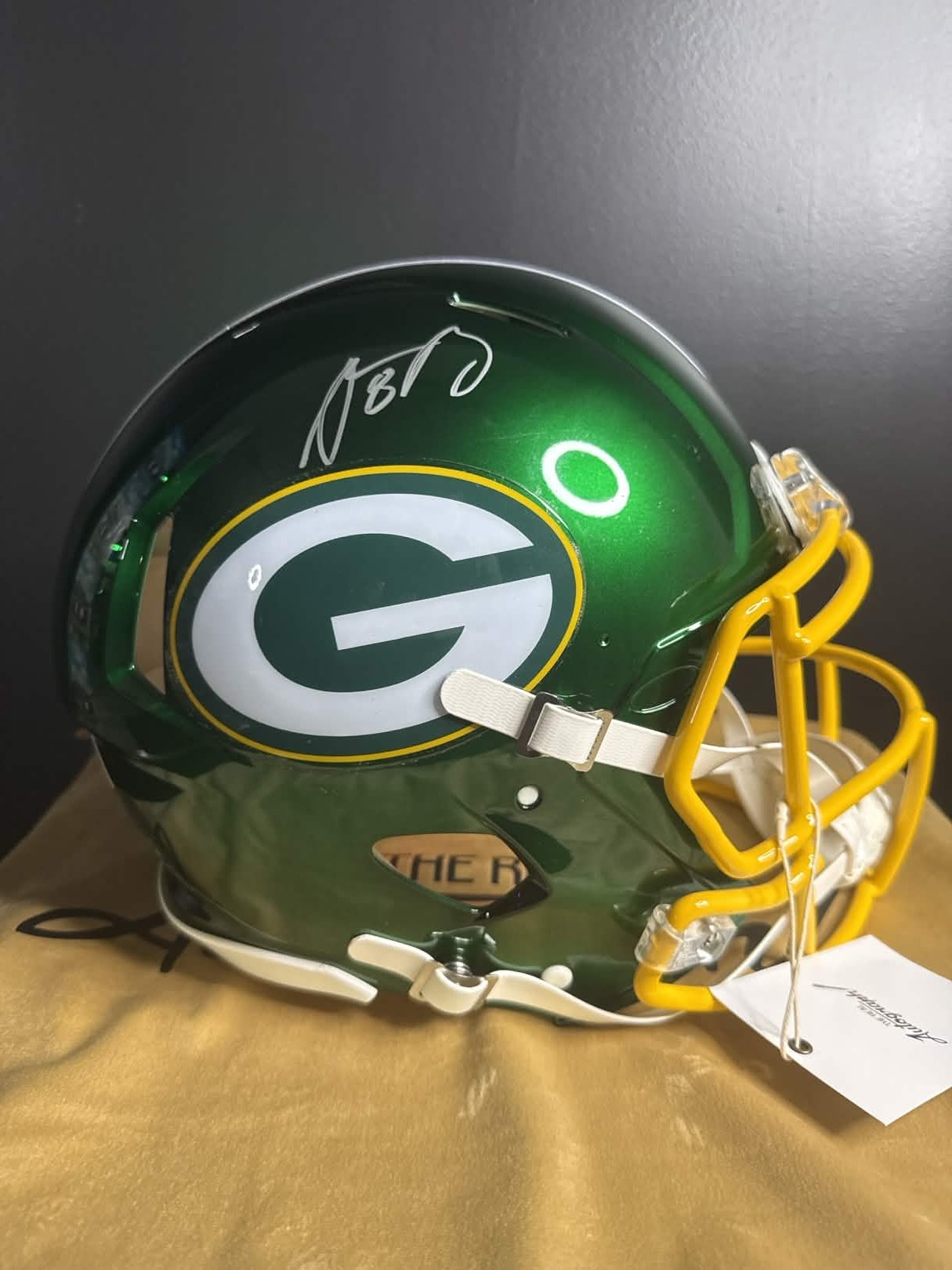 Aaron Rodgers Signed Authentic Full-Sized Helmet