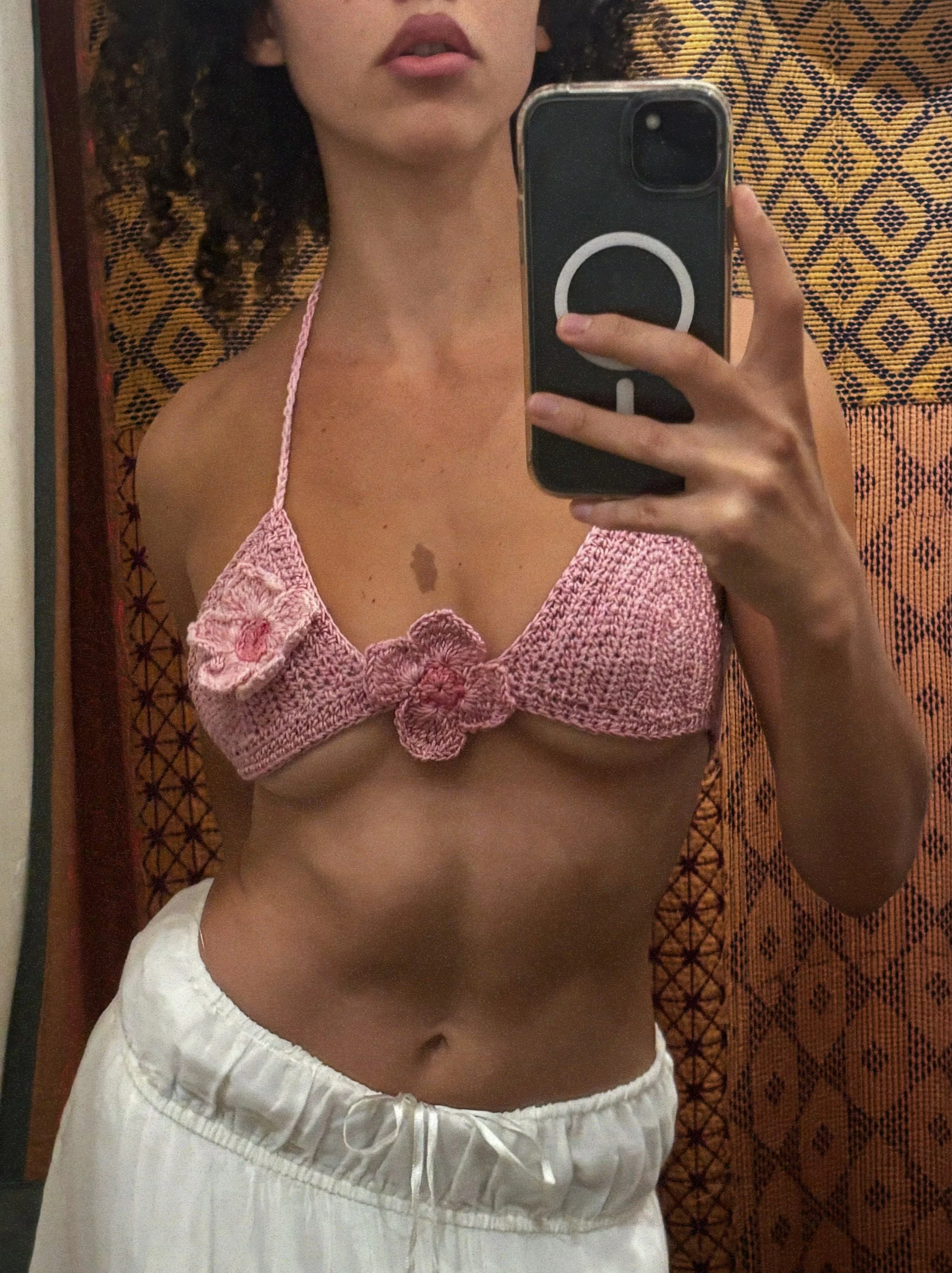 True Bloom Crochet Bikini Top