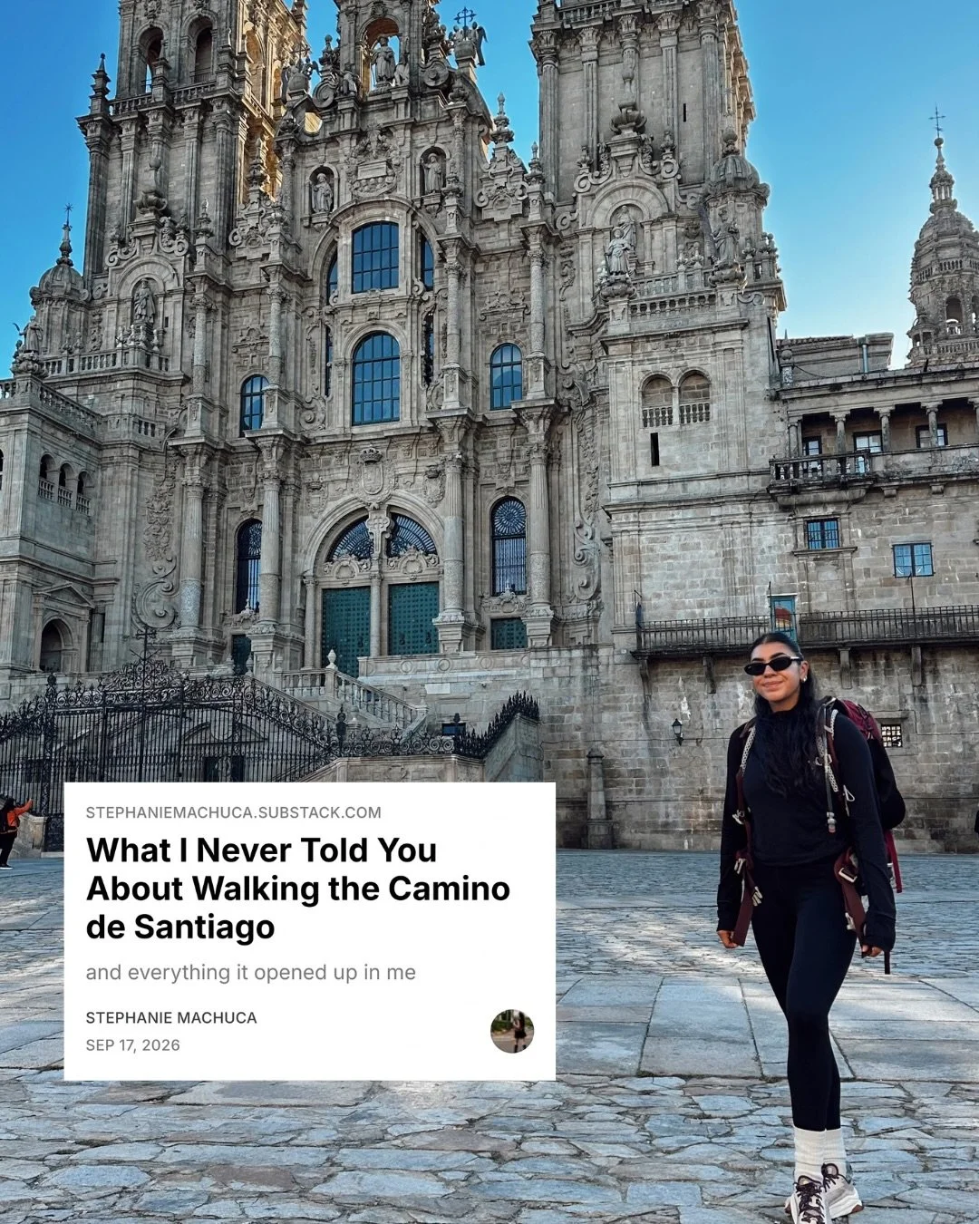 a year ago I walked 180 miles across Portugal and Spain. it was beautiful, hard, and everything in between. full story is on substack (🔗 in bio)

.
.
.
.

solo travel I camino de santiago l self discovery I buen camino l travel story I spiritual jou