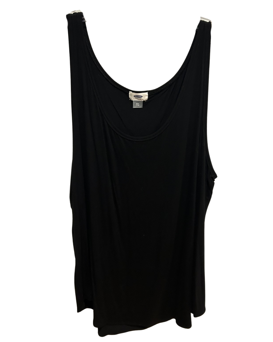 Classic Black Sleeveless Top - XL