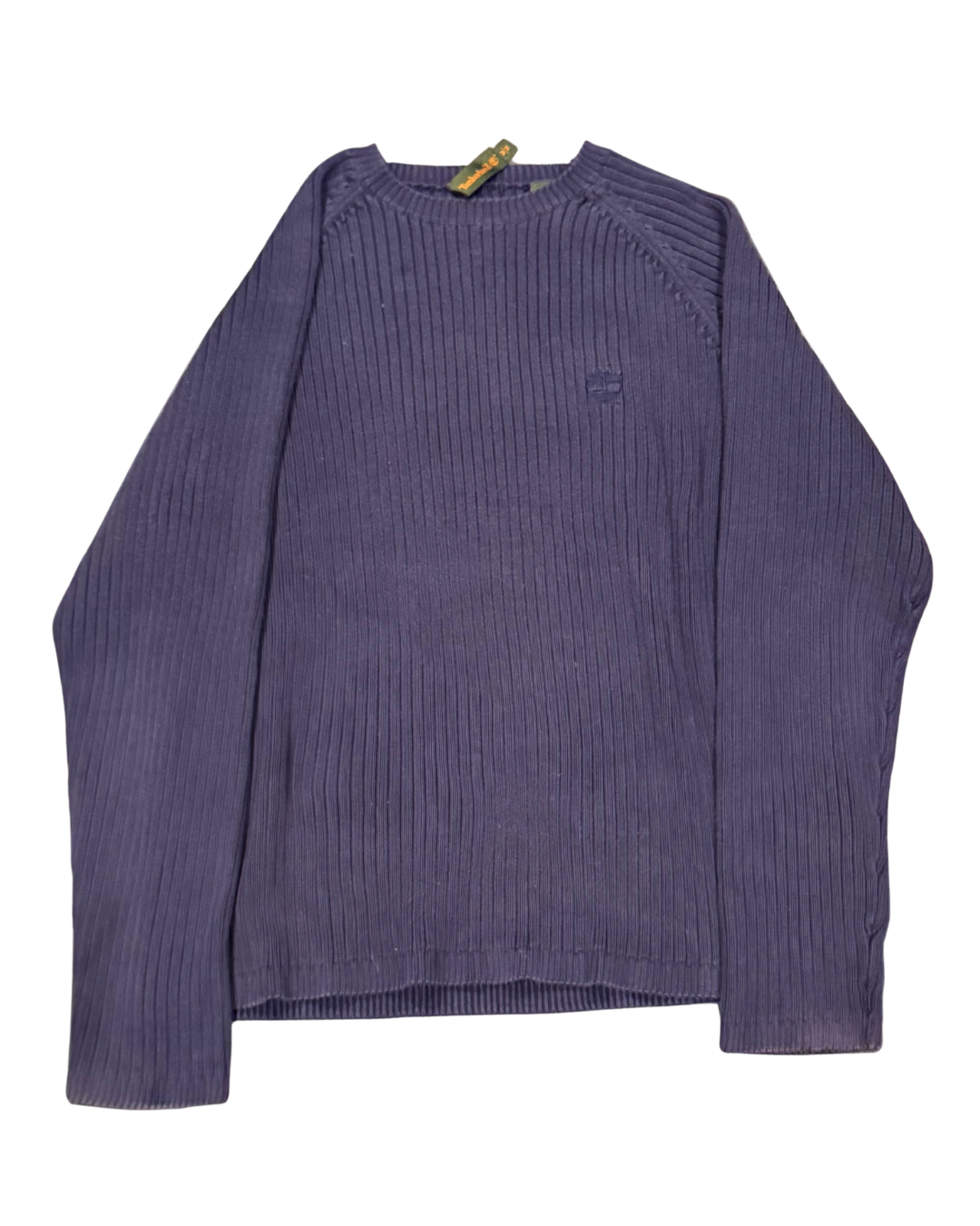 Classic Ribbed Purple Sweater Size - M