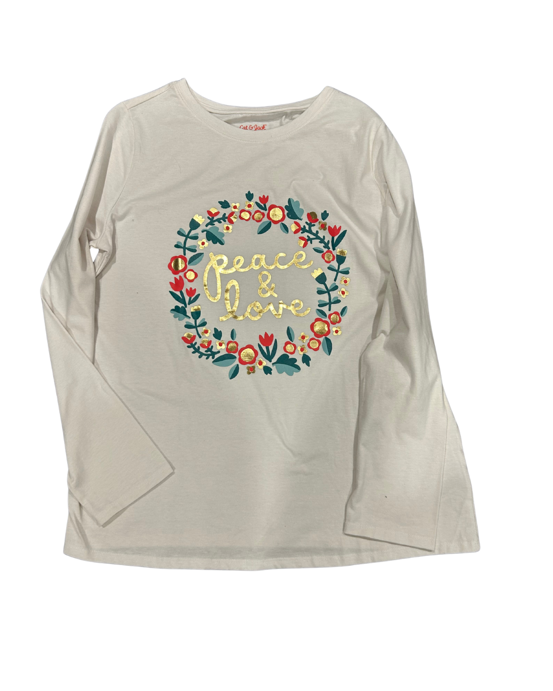 Children's Peace & Love Graphic Tee Size XXL