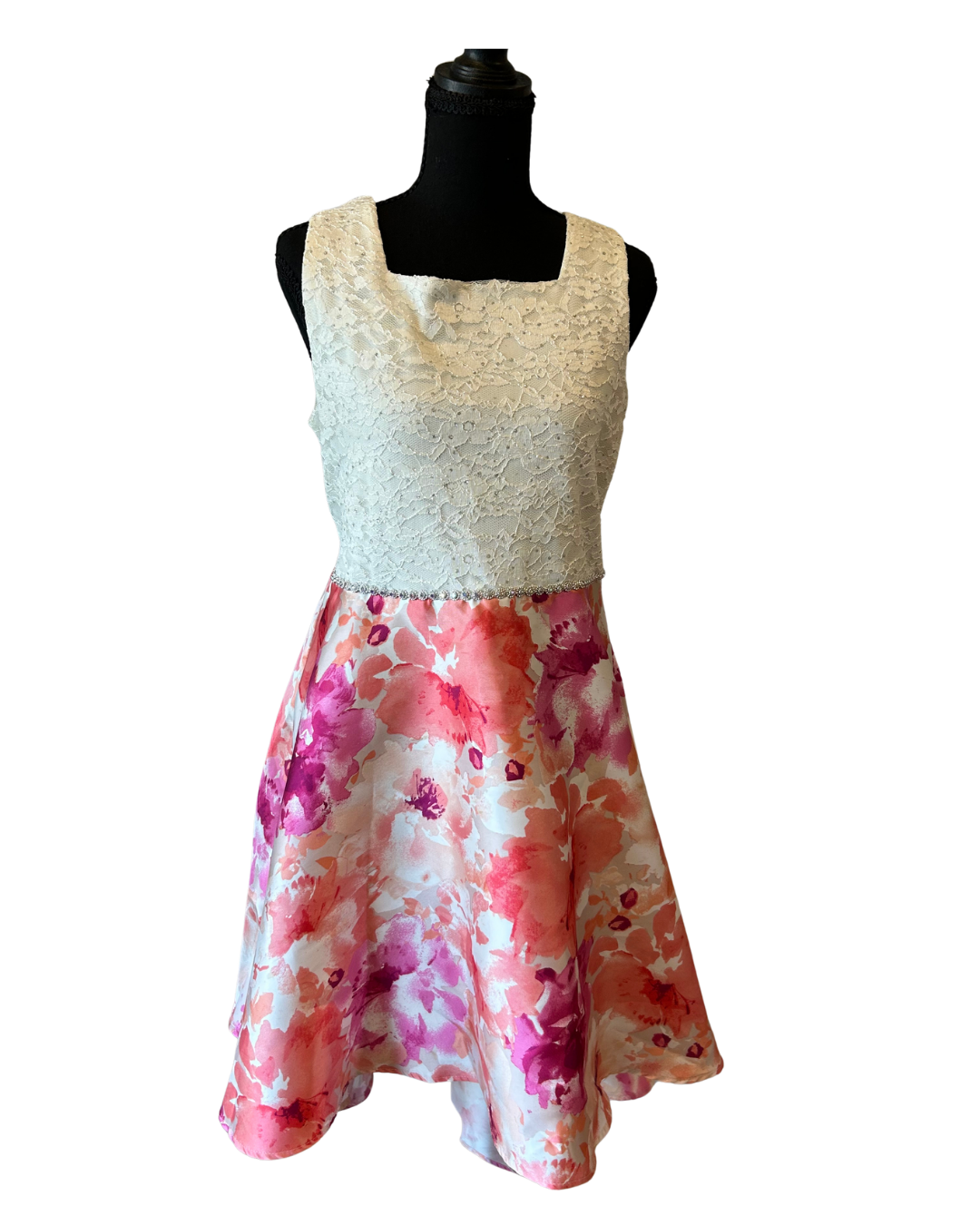 Floral Elegance Lace Dress