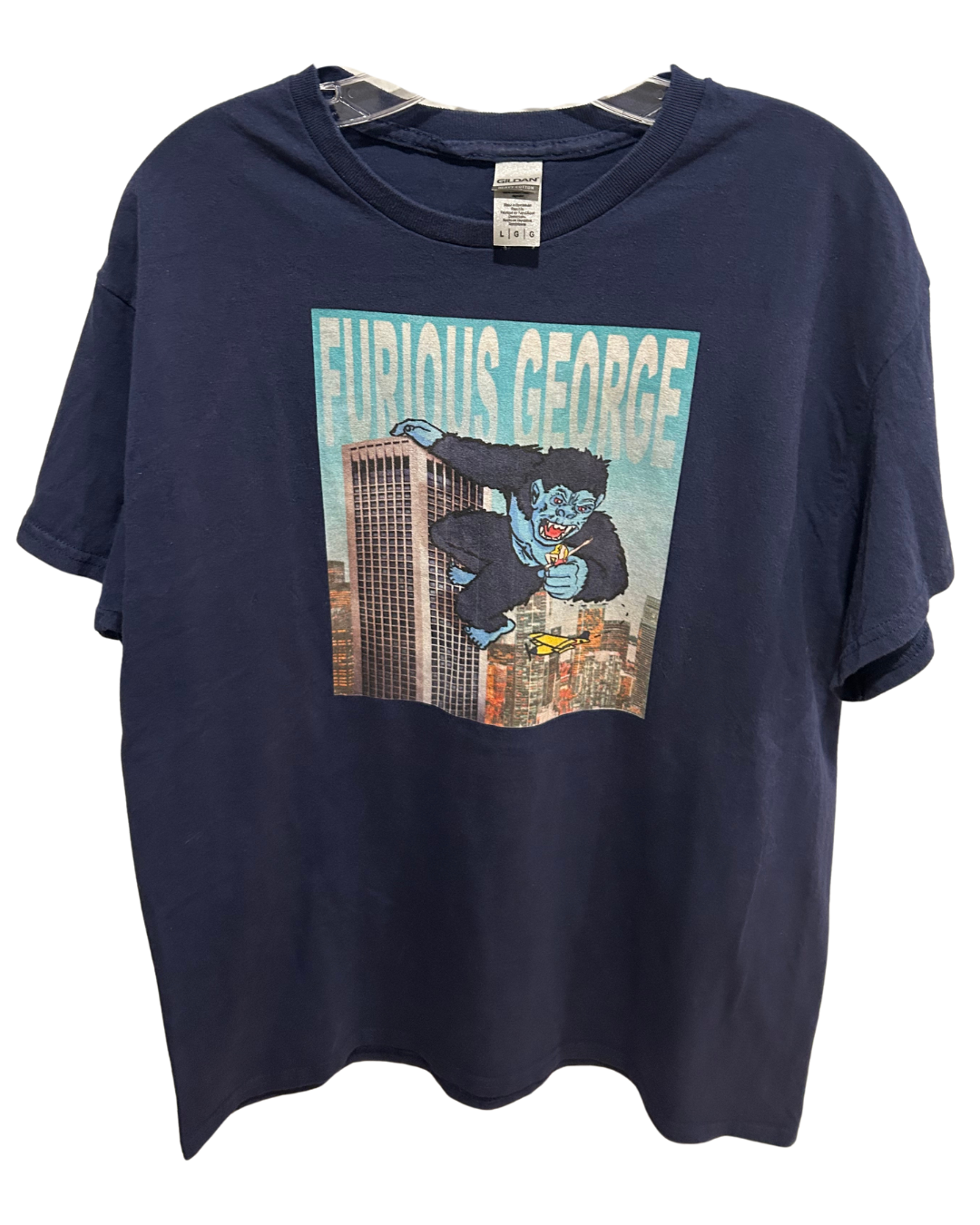 'Furious George' Graphic Tee - Size L