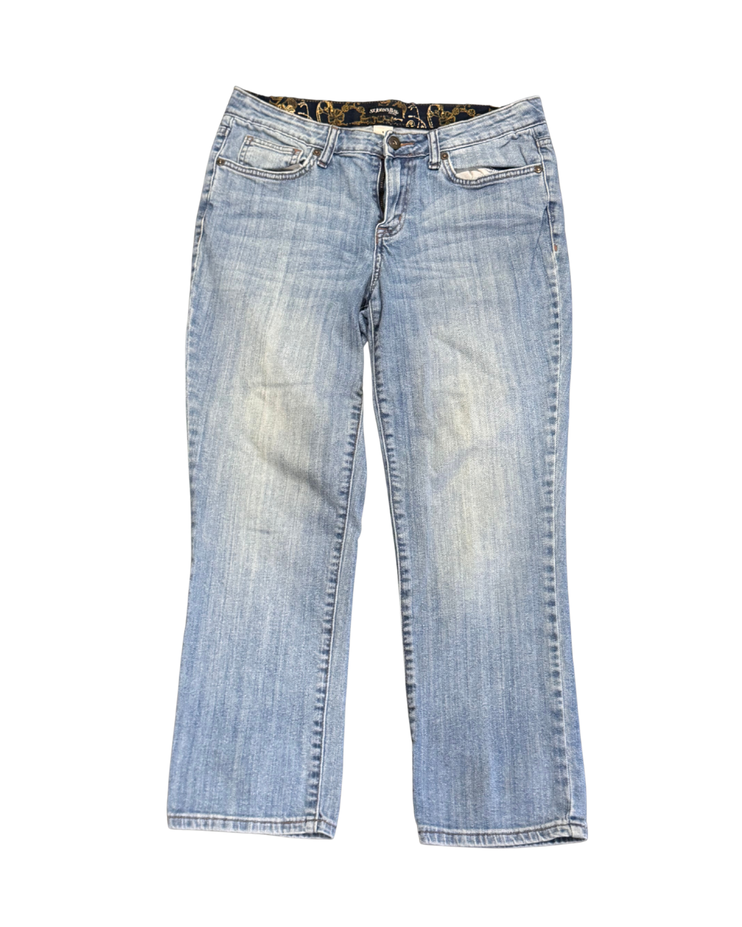 Classic Straight-Leg Denim Jeans Size - 6