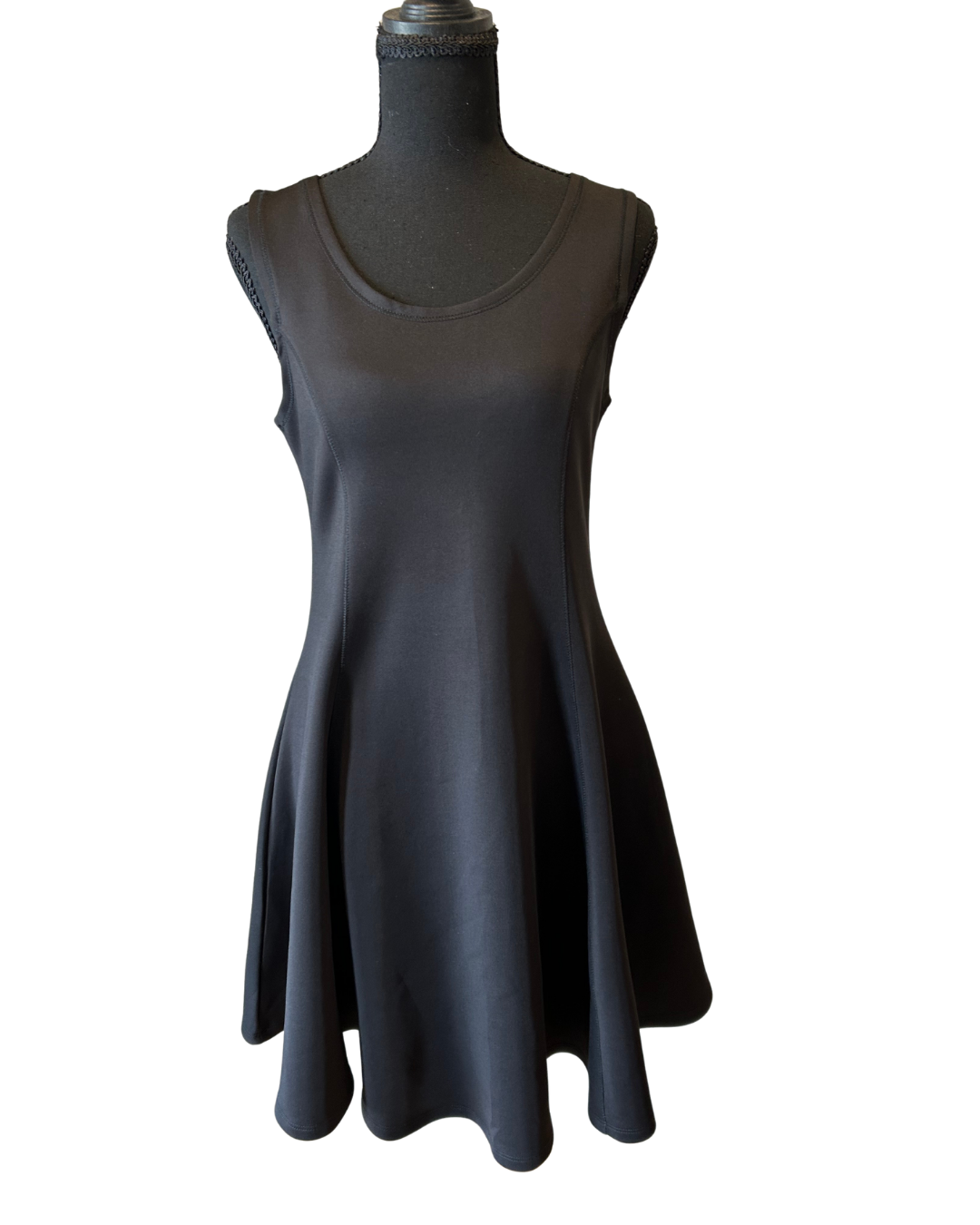 Classic Black Sleeveless Dress With Jacket