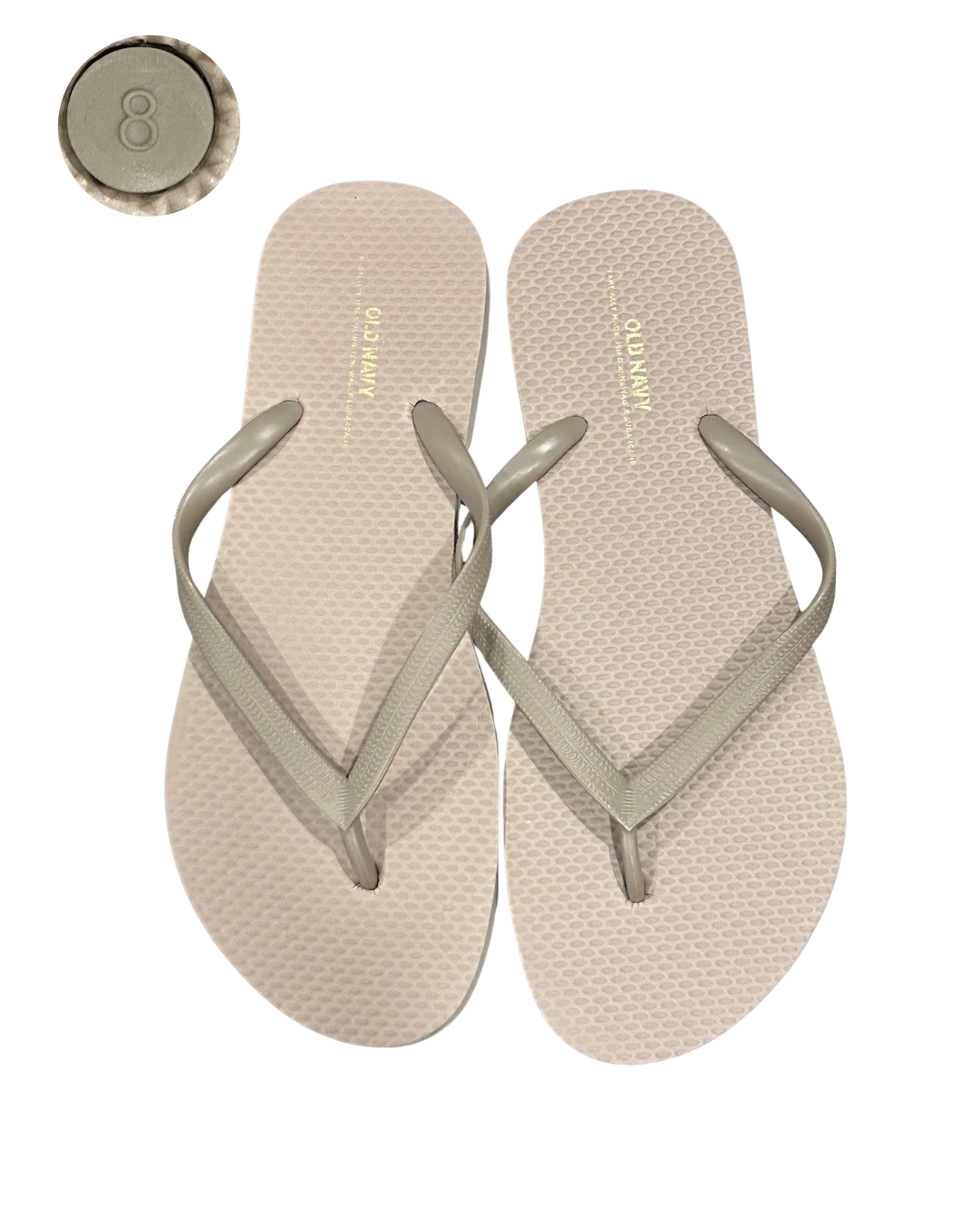 Chic Comfort Flip-Flops  Size - 8