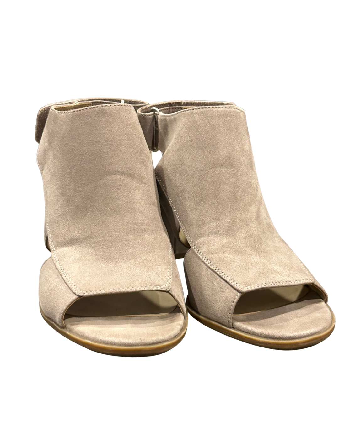 Chic Suede Open-Toe Sandals Size - 8.5