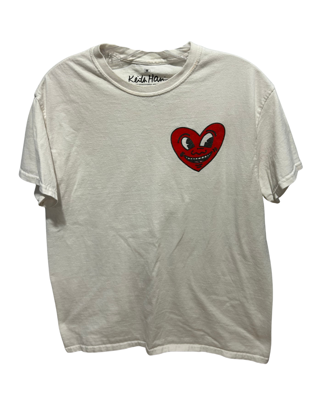 Keith Herring Heart Graphic T-Shirt - Small