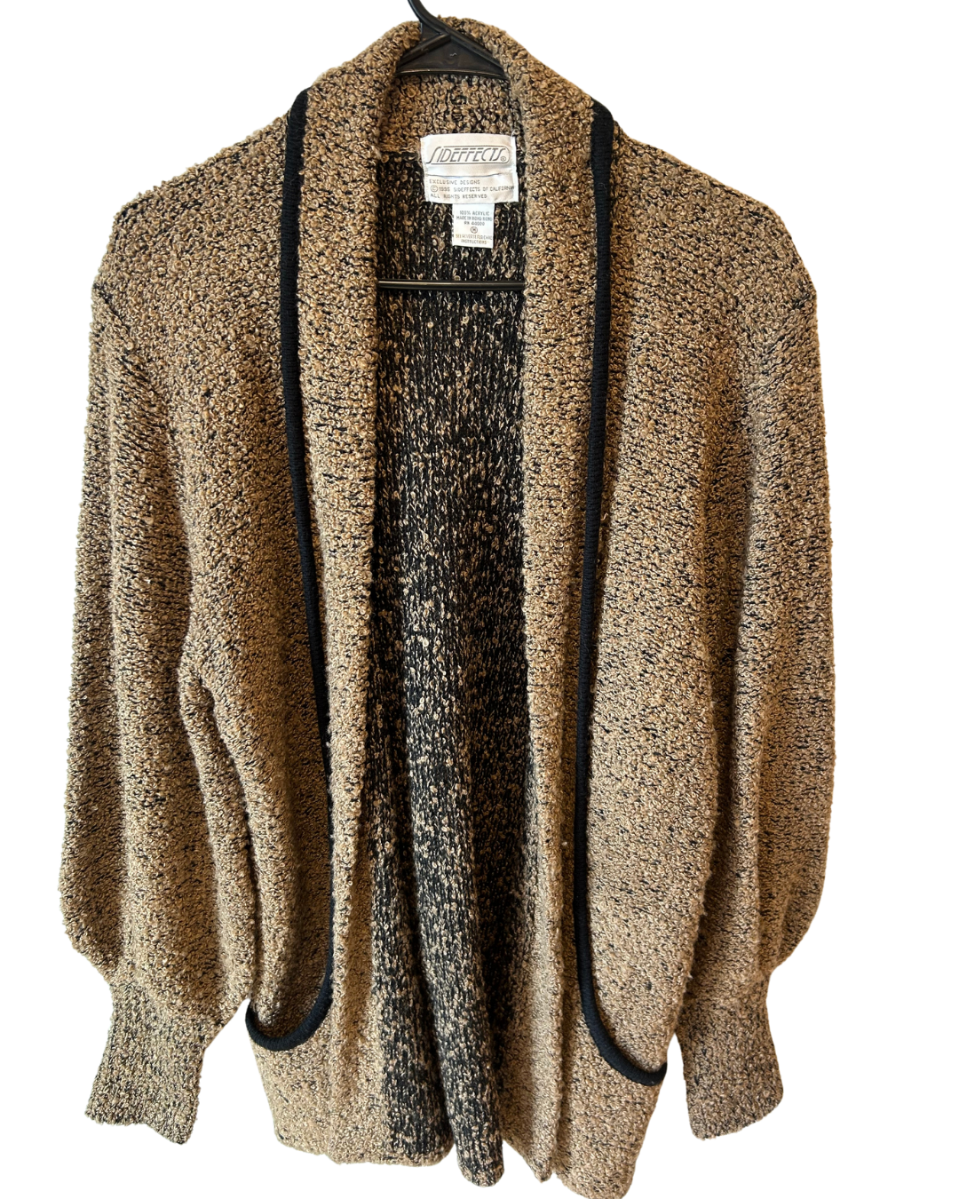Medium Shawl Collar Knit Cardigan