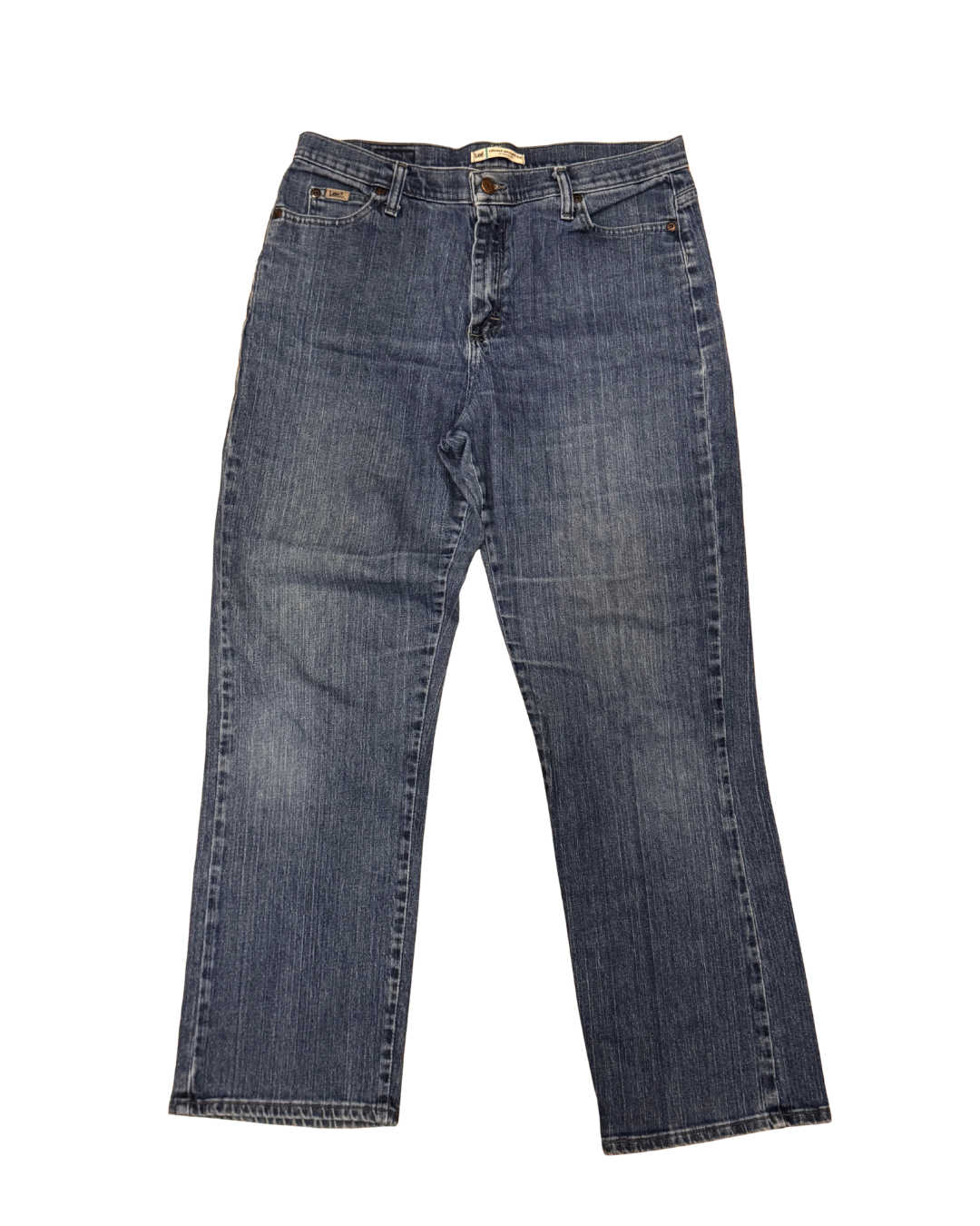 Lee Classic Straight-Leg Denim Jeans Size - 14